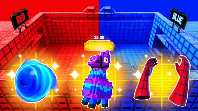 red vs blue crazy pvp🔴🔵 — Fortnite Creative map