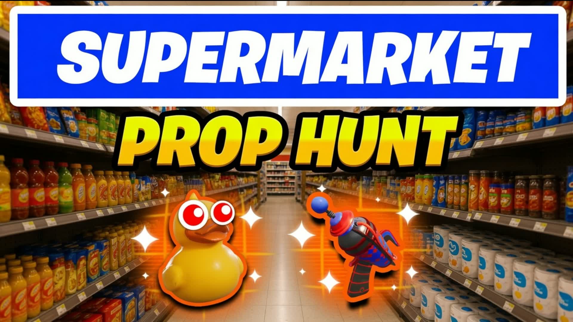 SUPERMARKET PROP HUNT 🛒 SUMMER — Fortnite Creative map