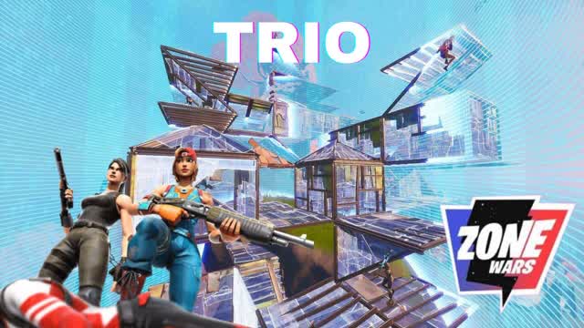 ZONE WARS TRIO — Fortnite Creative map cover art
