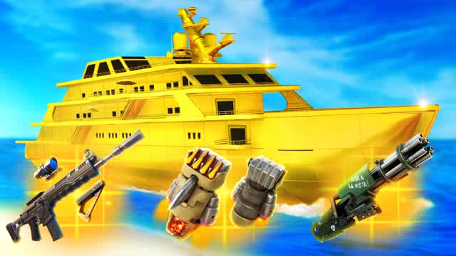 THE YACHT - FREE FOR ALL سكرمزحرب اليخوت — Fortnite Creative map