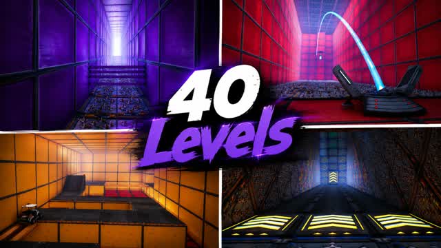 باركور 40 مرحله🤩[4333] — Fortnite Creative map