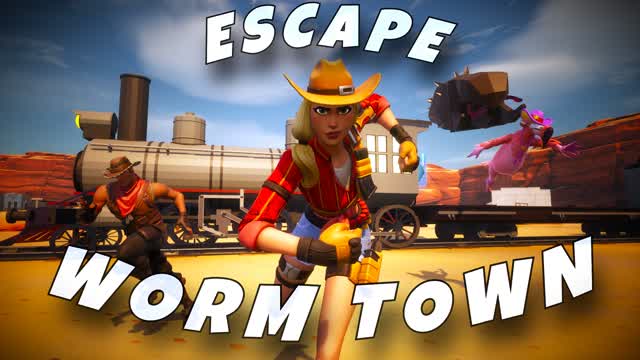 ESCAPE WORM TOWN🧨 — Fortnite Creative map