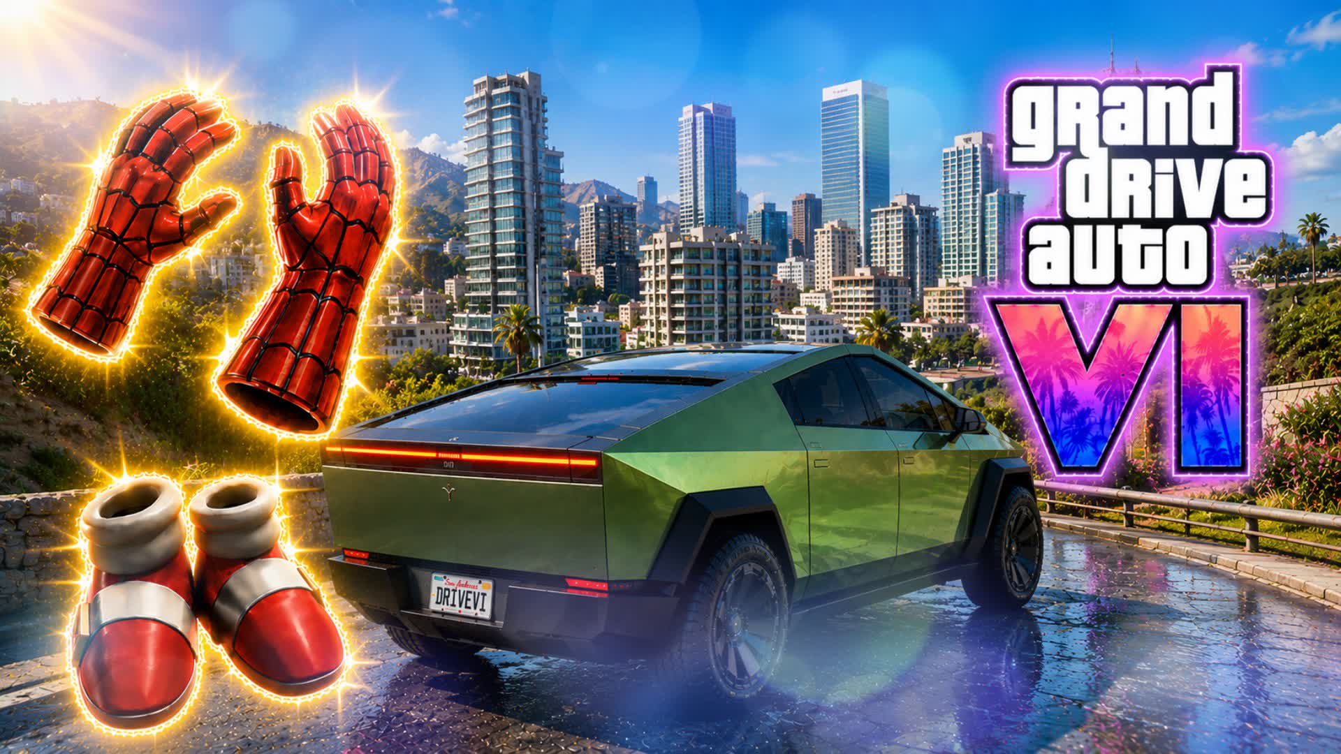 GRAND DRIFT AUTO VI 6 FLORIDA SPIDER — Fortnite Creative map