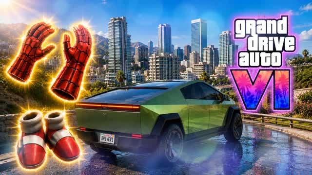 GRAND DRIFT AUTO VI 6 FLORIDA SPIDER — Fortnite Creative map cover art