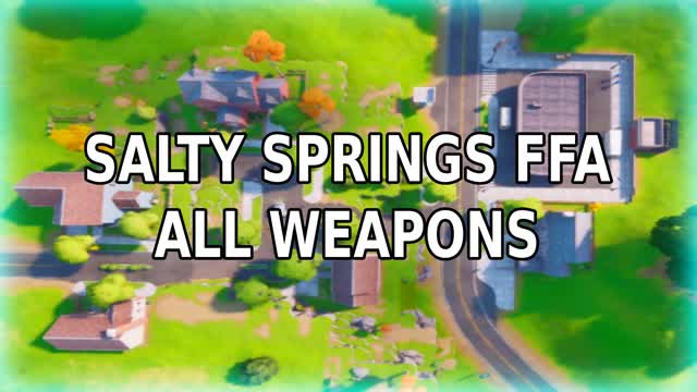 🧂 Salty Springs - Free For All — Fortnite Creative map cover art