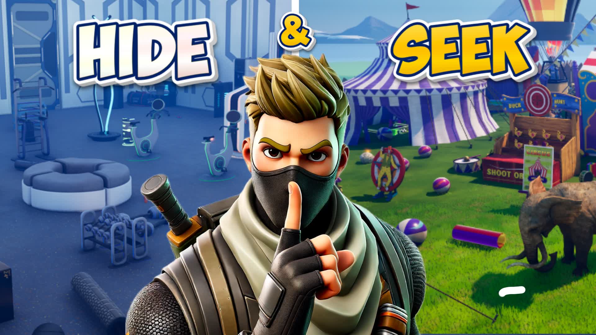 GIANT HIDE AND SEEK — Fortnite Creative map