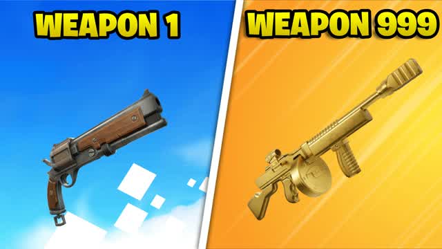 Super Gun Game — Fortnite Creative map