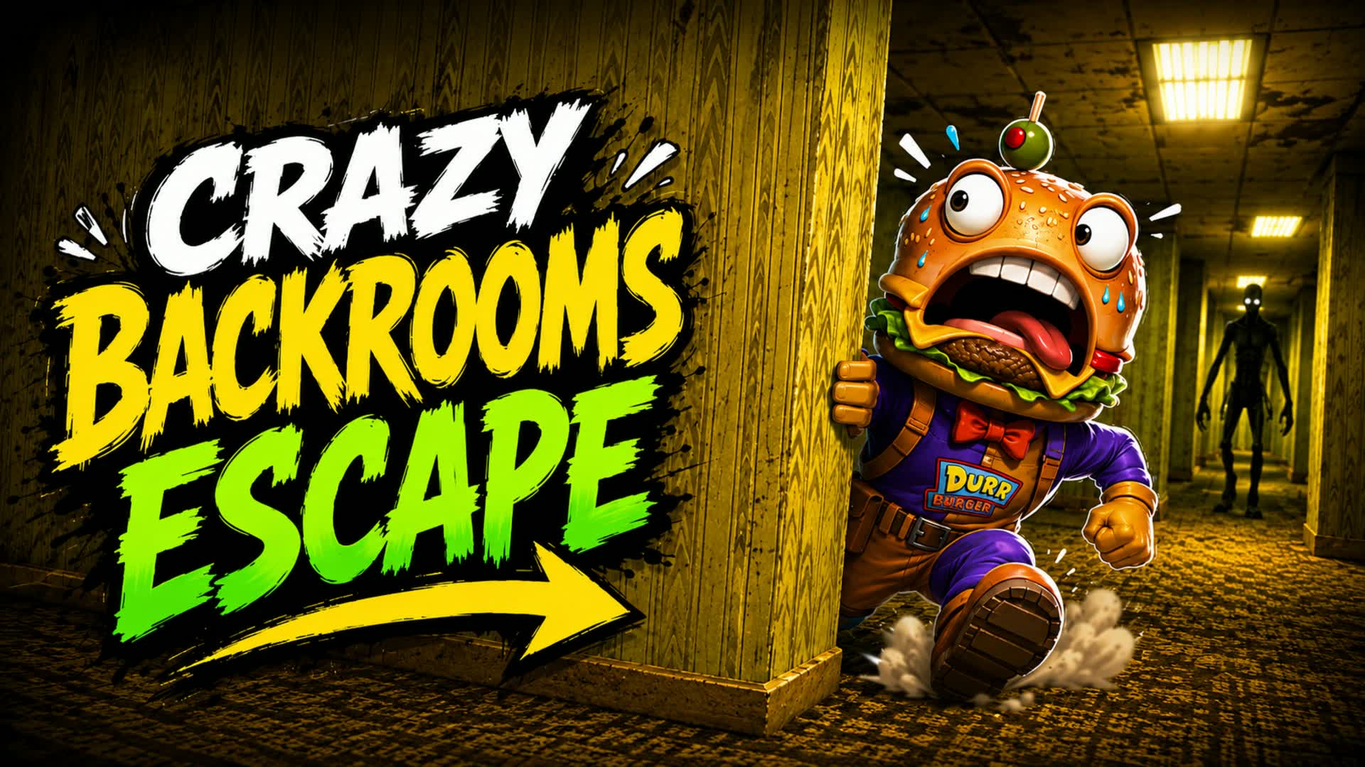 Crazy Backrooms Escape — Fortnite Creative map