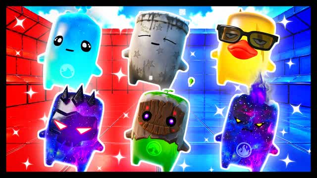 PERFECT TIMING RED VS BLUE 🔴🔵 — Fortnite Creative map