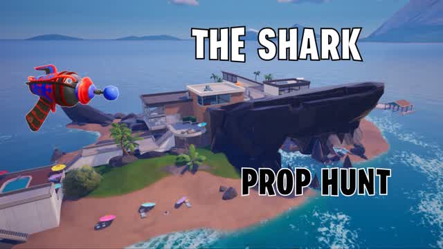The Shark Prop Hunt — Fortnite Creative map cover art