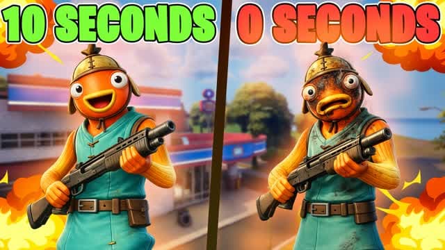 ENDLESS 10 SECOND GUN GAME  🔫 — Fortnite Creative map cover art