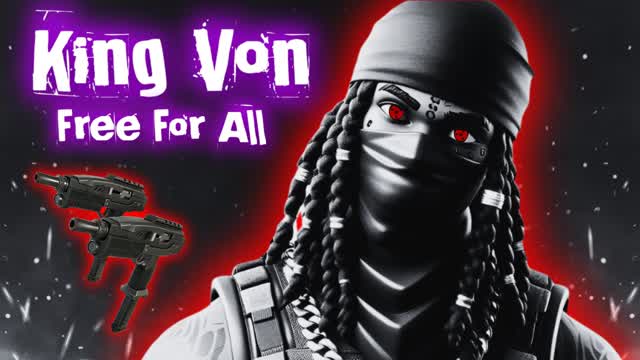 King Von Free For All (FFA) — Fortnite Creative map cover art