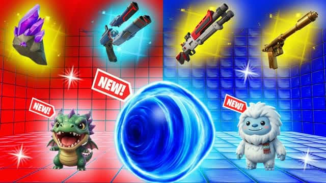 RED VS BLUE🔴🔵GO — Fortnite Creative map