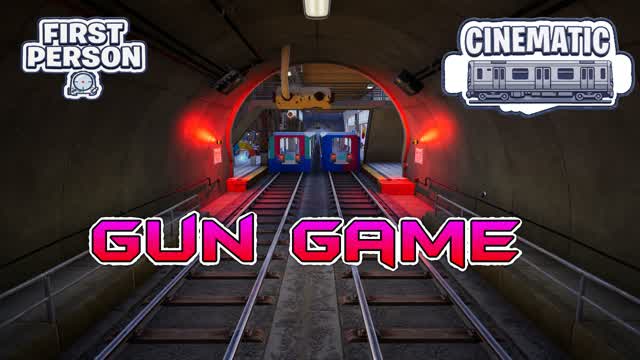 GUN GAME METRO STATION — Fortnite Creative map cover art