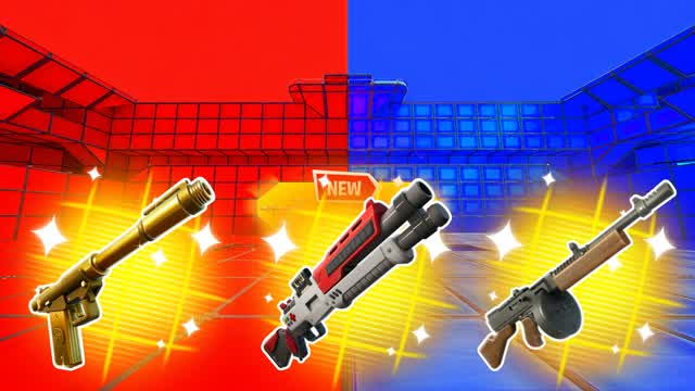 VERRÜCKTES ROT VS BLAU 🔴🔵 REZON — Fortnite Creative map
