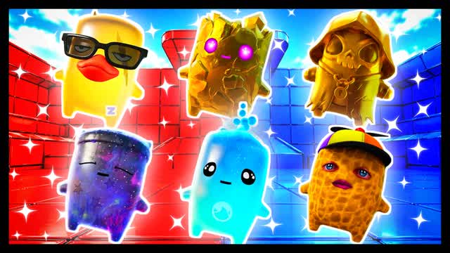 INSTANT AWARENESS RED VS BLUE 🔴🔵 — Fortnite Creative map cover art