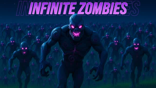 INFINITE ZOMBIES — Fortnite Creative map cover art
