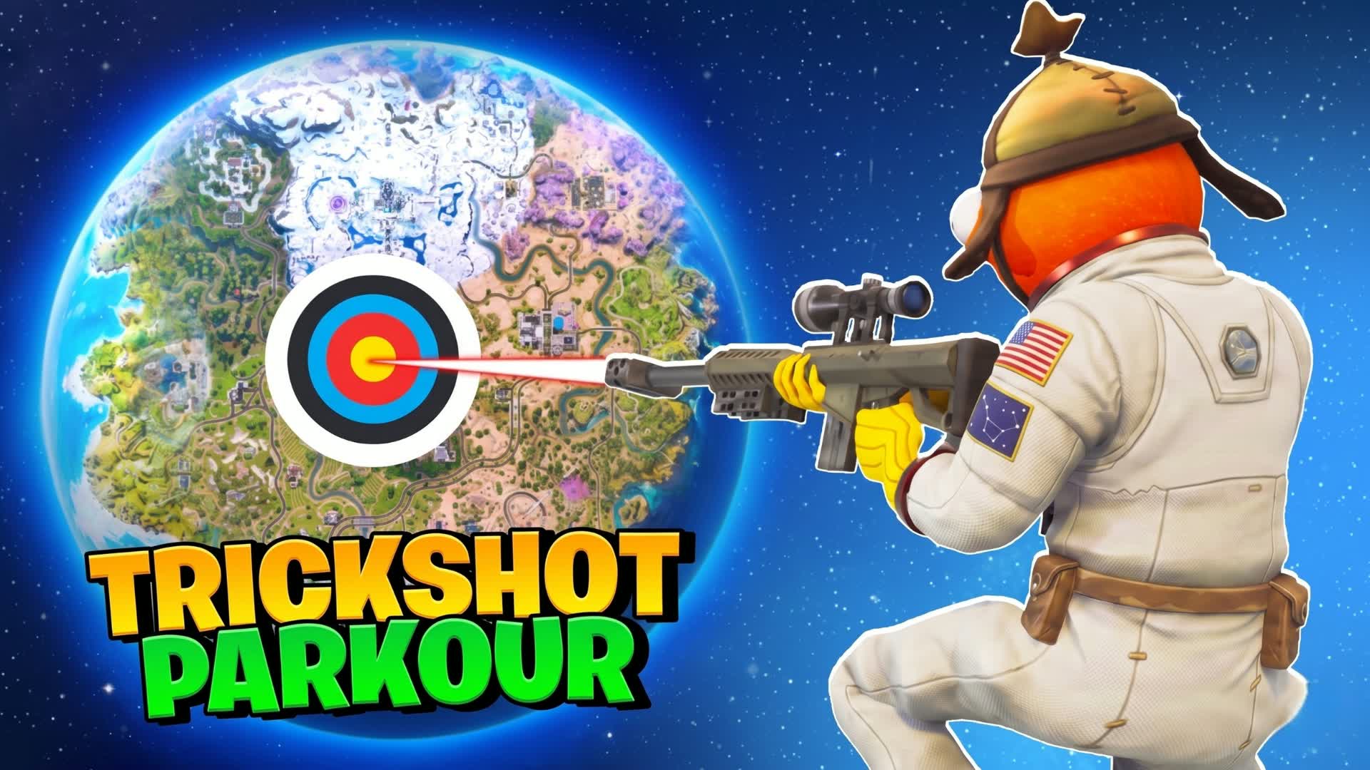 🎯 SUPER TRICK SHOT 150+ 🎯 [PARKOUR] — Fortnite Creative map