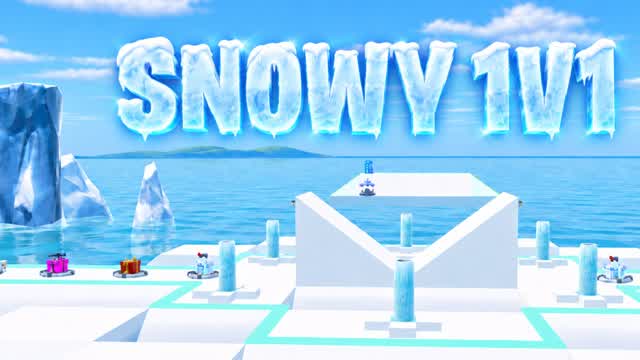 SNOWY 1V1 - BUILD FIGHT — Fortnite Creative map