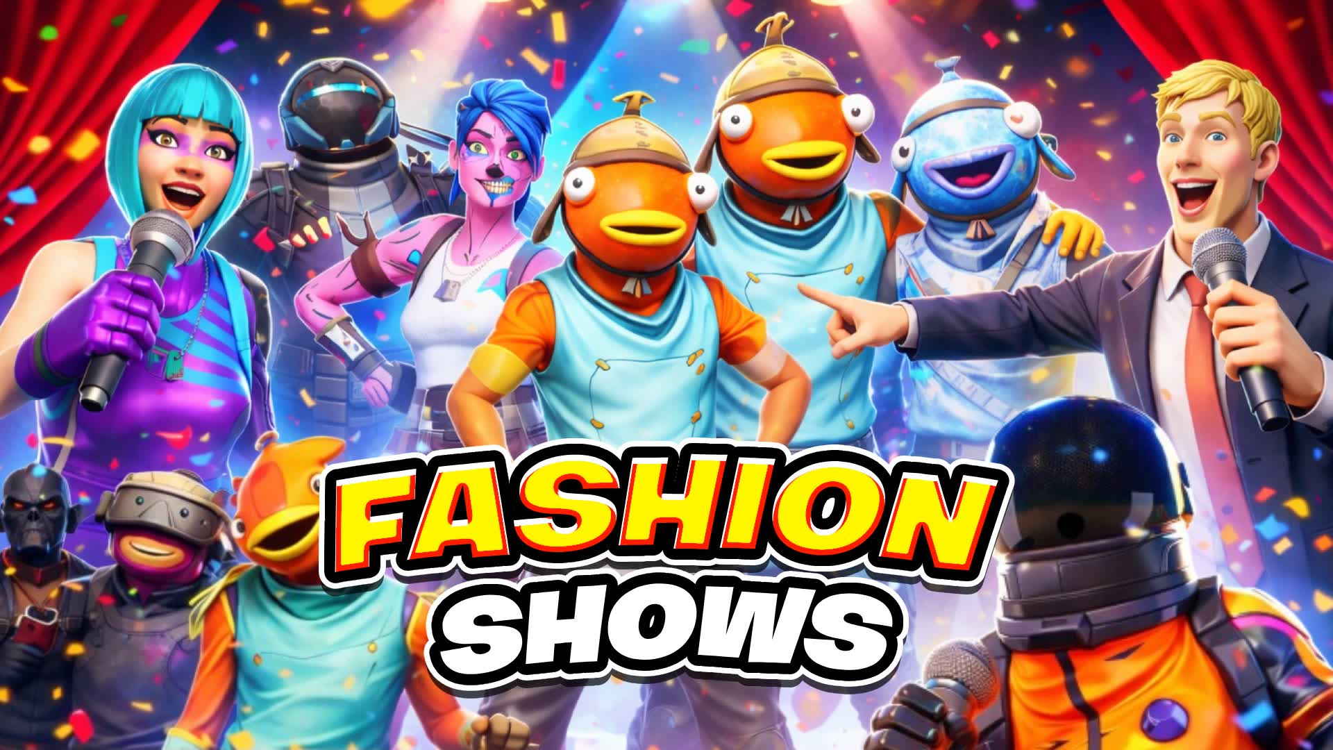 Fashion Show LFT & RG 👕 — Fortnite Creative map