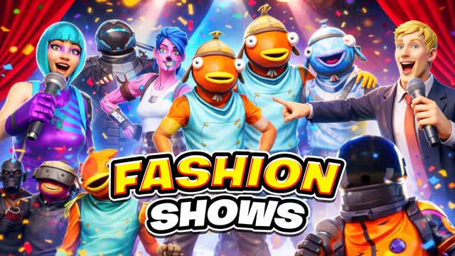 Fashion Show LFT & RG 👕 — Fortnite Creative map cover art