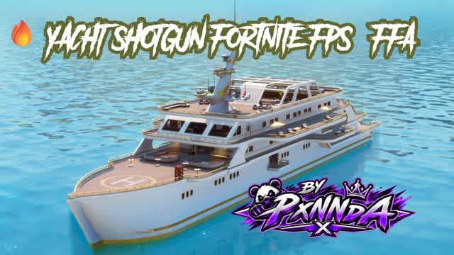 🔥 YACHT SHOTGUN Fortnite FPS   FFA — Fortnite Creative map cover art