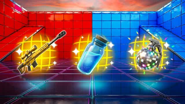 RED VS BLUE TRIGON 🔴🔵 — Fortnite Creative map