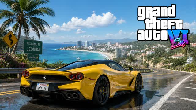 GRAND THEFT AUTO VI 🚗 LUCIA CAR — Fortnite Creative map cover art