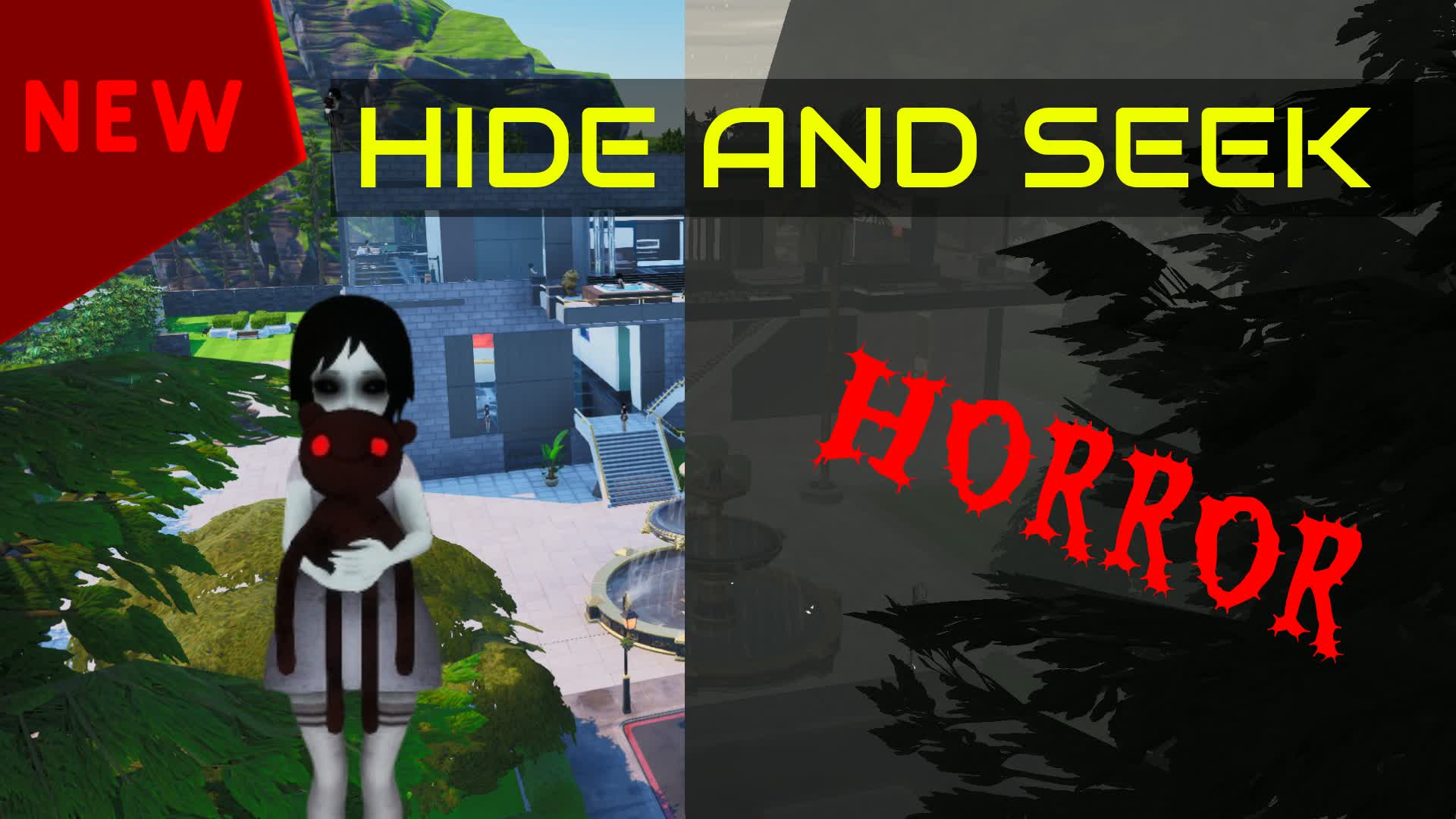 [HORROR] REAL HIDE AND SEEK — Fortnite Creative map
