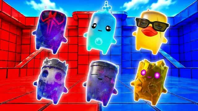 red vs blue nothing for me — Fortnite Creative map cover art