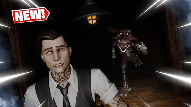 🐻Escape Animatronics ! [FREDDY UPDATE] — Fortnite Creative map cover art