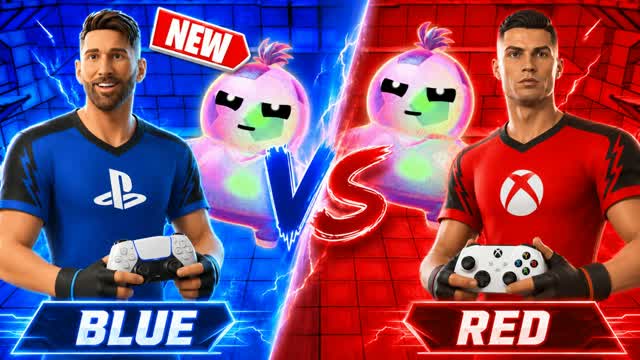 F26 RED VS BLUE ⚽ — Fortnite Creative map cover art