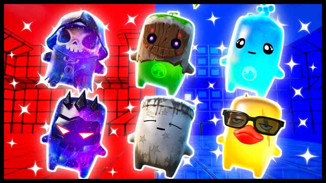 BLUE VS RED TOP SPEED 🔵🔴 — Fortnite Creative map cover art