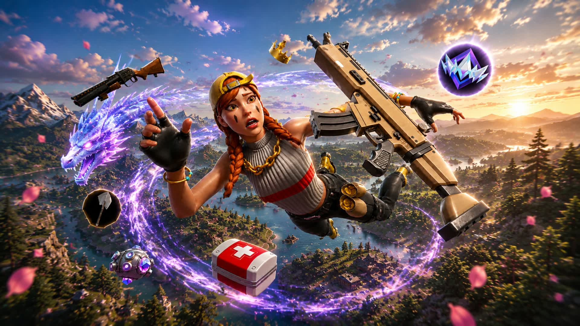 The pit (tropical) — Fortnite Creative map