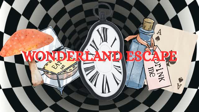 Wonderland Escape — Fortnite Creative map cover art