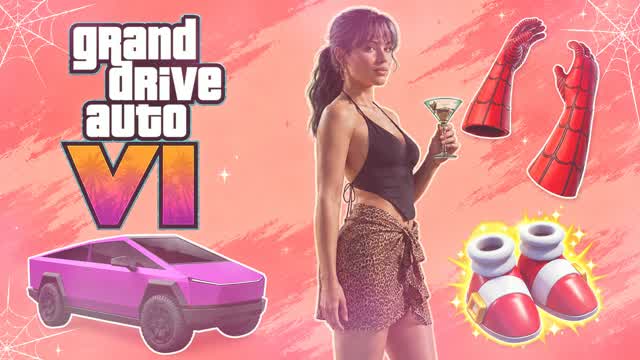 $ $ * & GRAND AUTO DRIVE VI 6[] % ^ * — Fortnite Creative map cover art