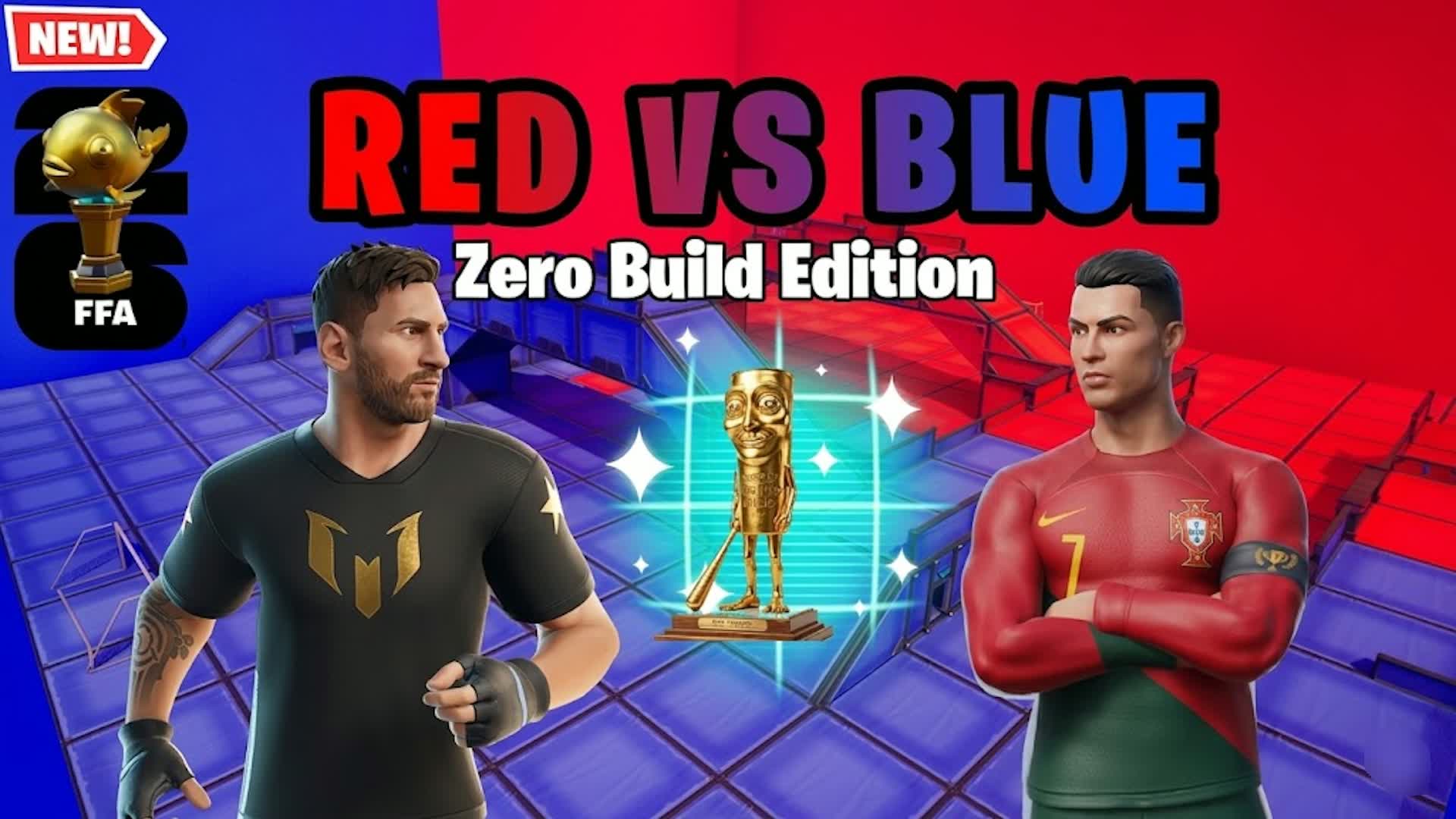 [FFA] RED VS BLUE WORLD CUP ZB 🔴🔵⚽ — Fortnite Creative map