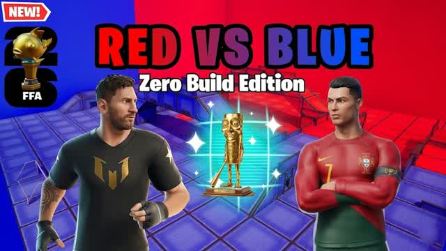 [FFA] RED VS BLUE WORLD CUP ZB 🔴🔵⚽ — Fortnite Creative map