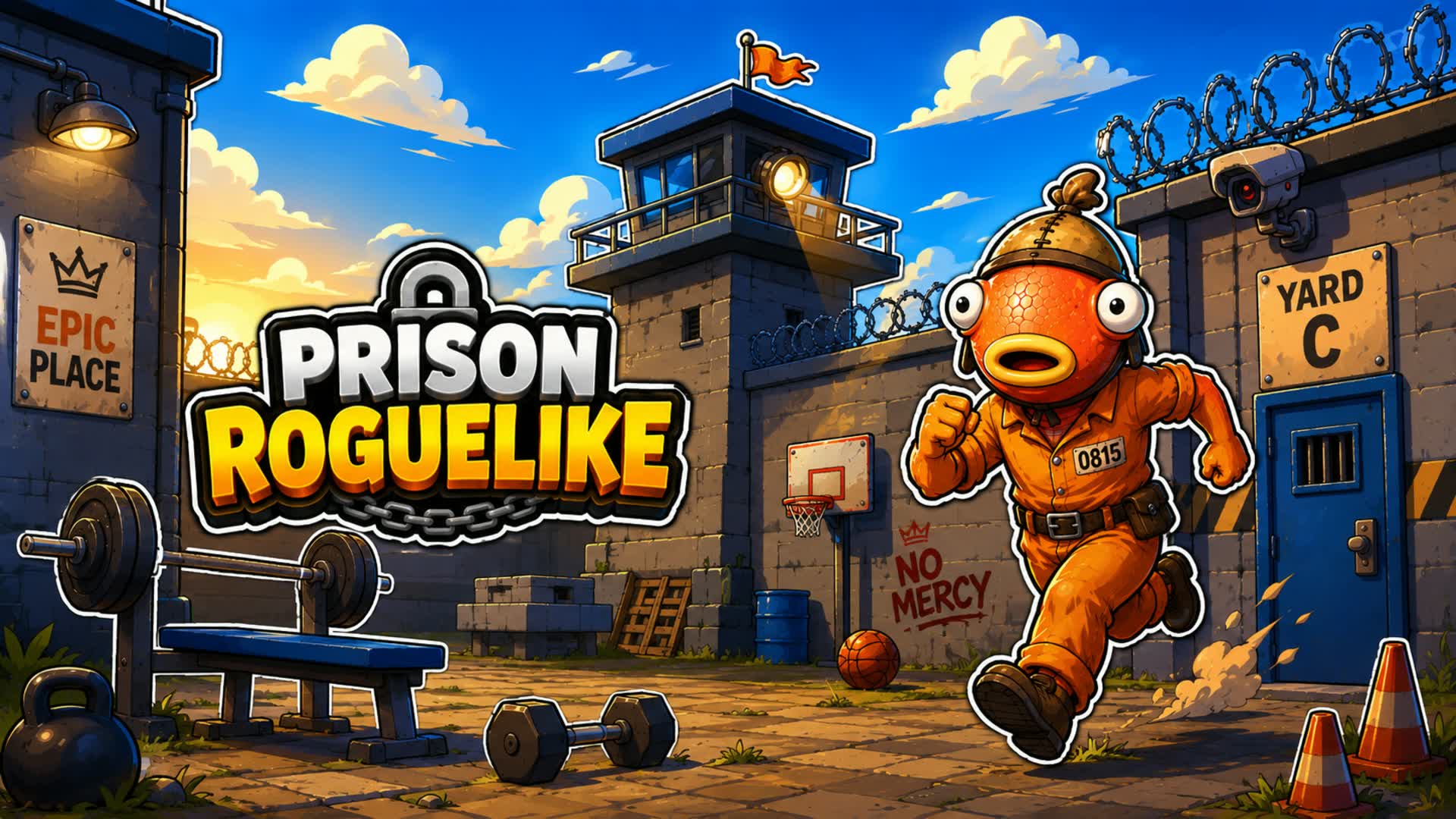 MEGA PRISON ROGUELIKE — Fortnite Creative map
