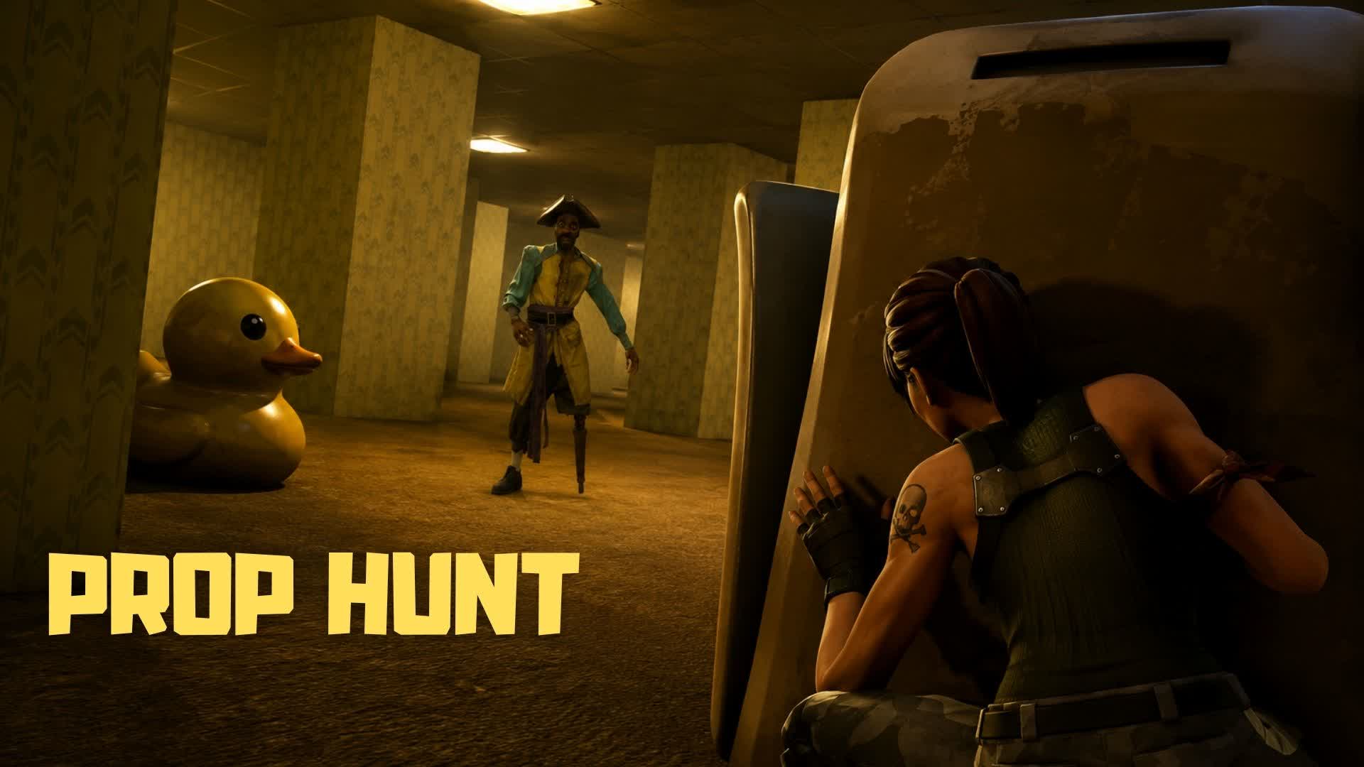 Backrooms Movie PROP HUNT — Fortnite Creative map