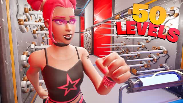 ⭐50+ IMPOSSIBLE LEVEL DEATHRUN⭐ — Fortnite Creative map