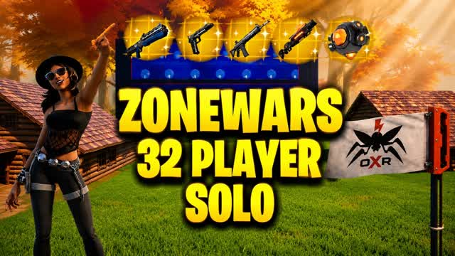 32 Player Cup Zone Wars - Forest — Fortnite Creative map cover art