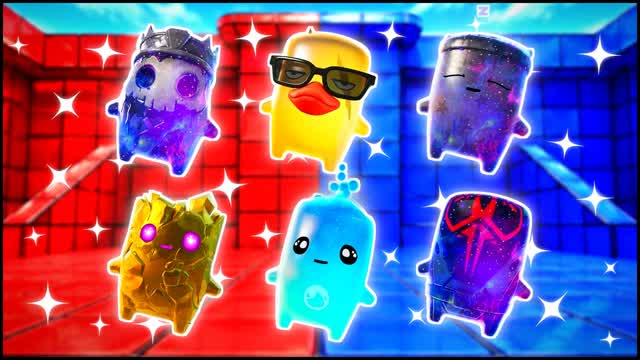RED VS BLUE LEGENDARY FLOW 🔴🔵 — Fortnite Creative map cover art