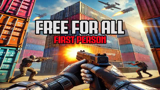 FIRST PERSON - FREE FOR ALL — Fortnite Creative map cover art