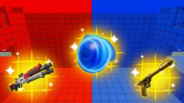 CRAZY FUN RED VS BLUE 🔴🔵SUPERTT — Fortnite Creative map cover art