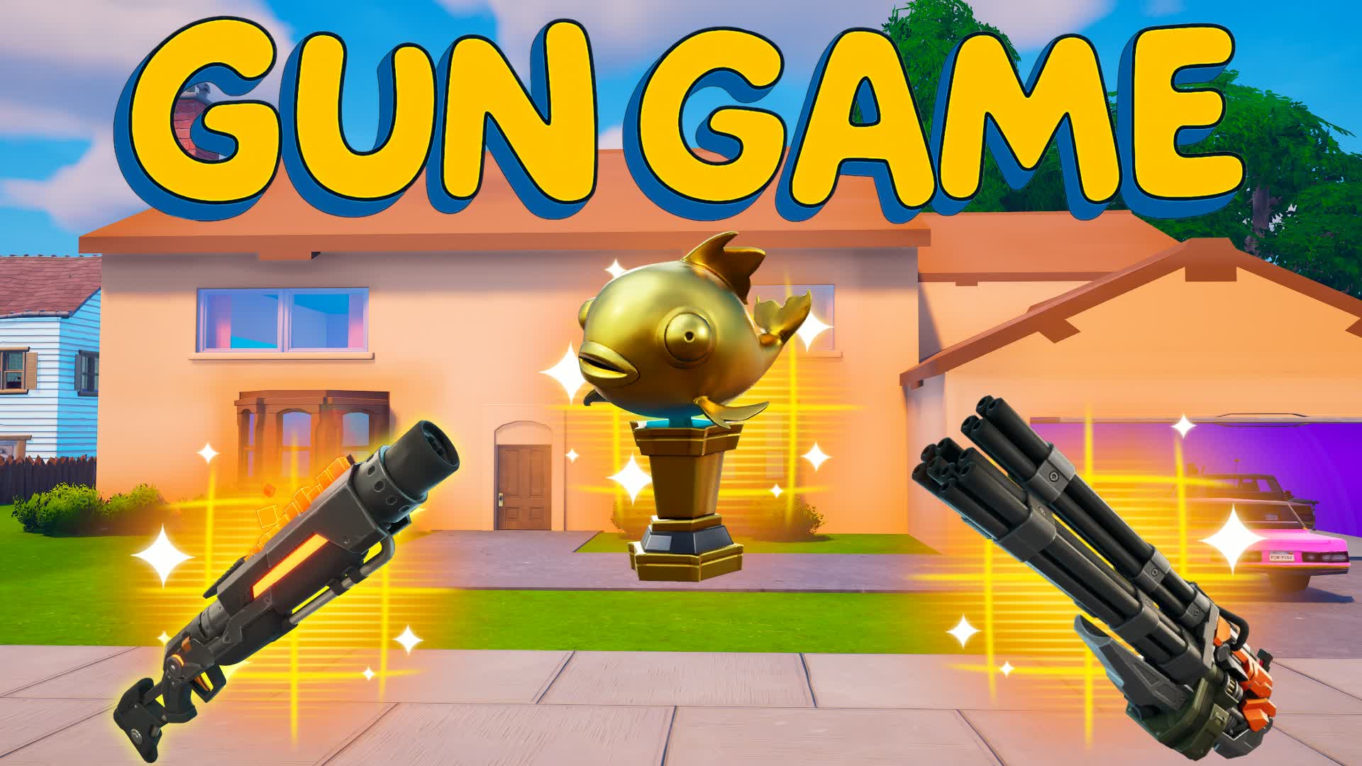 Gun Game | The Family House — Fortnite Creative map