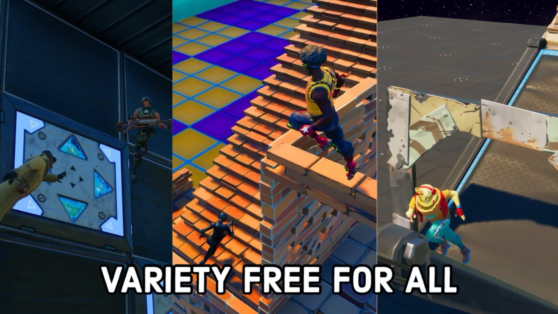 Variety Free For All — Fortnite Creative map
