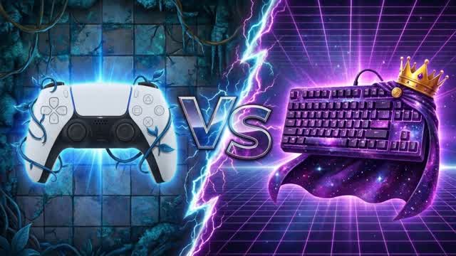 RVB CONTROLLER VS KEYBOARD GOAT — Fortnite Creative map cover art