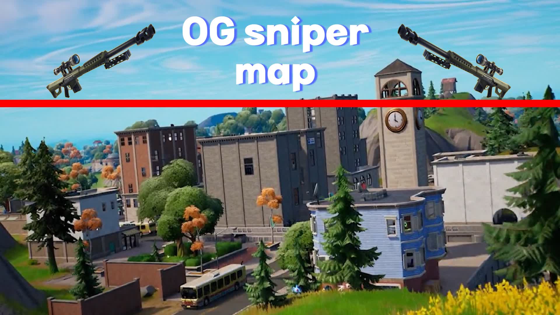 OG sniper map — Fortnite Creative map