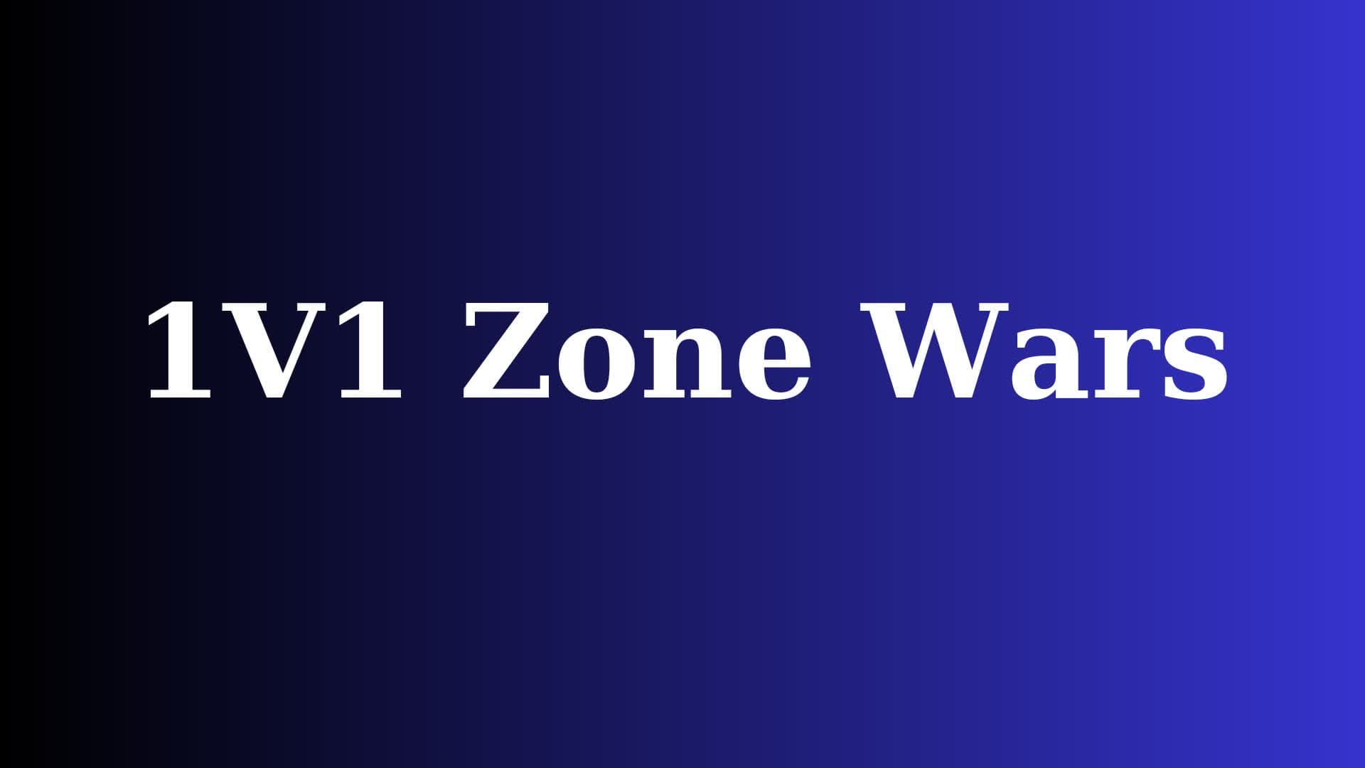 1v1 Zone Wars — Fortnite Creative map